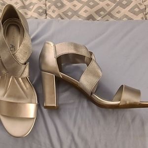 Women's Silver High Heels